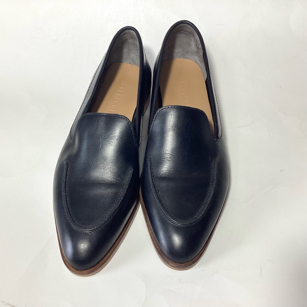 Everlane The Modern Loafer Black Leather Sz 6 - Picture 3 of 15